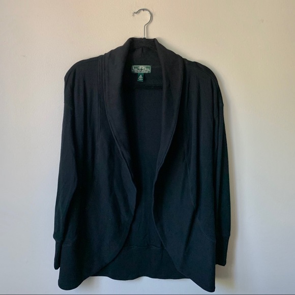 EUC Lauren Active by Ralph Lauren Basic Cardigan - Picture 1 of 3